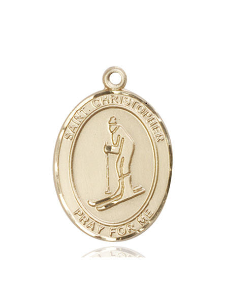 14kt Gold St. Christopher Medal