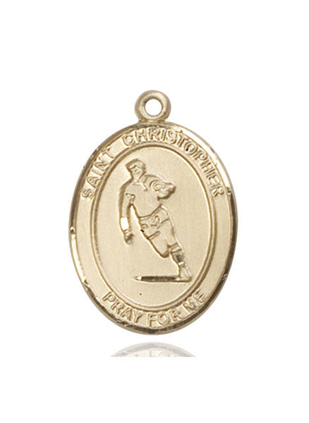 14kt Gold St. Christopher Medal