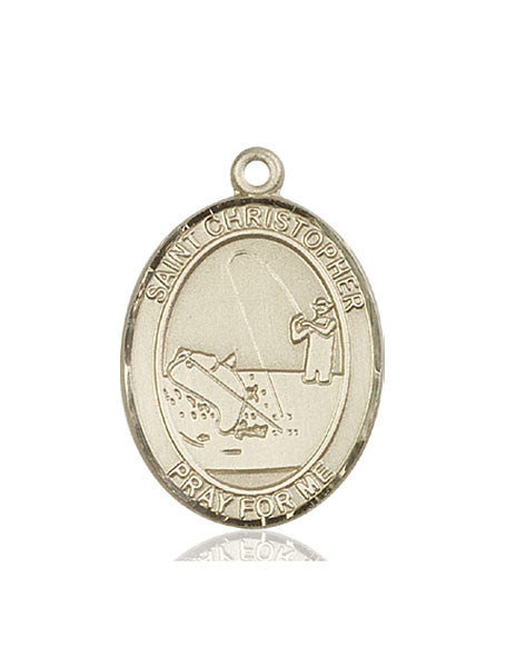 14kt Gold St. Christopher Medal