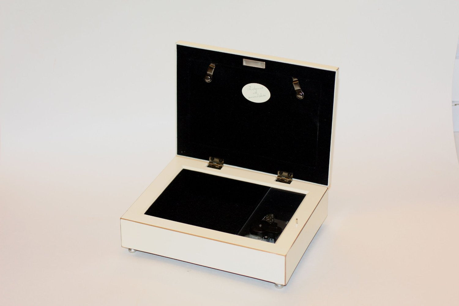 First Communion Ivory Music Box - Girl