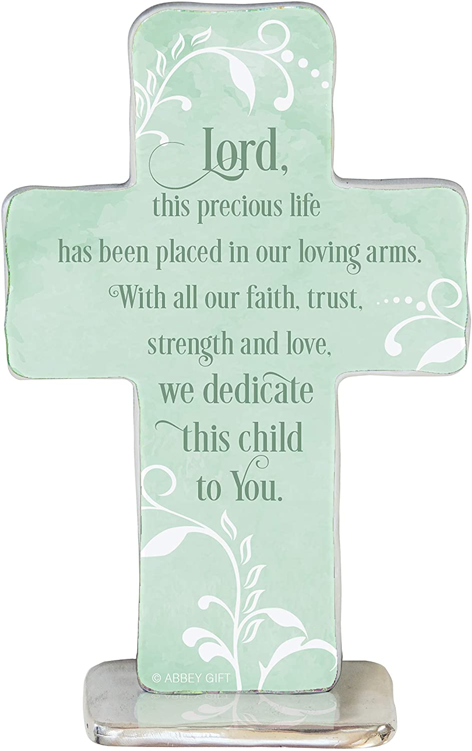Dedication Standing Cross 4"