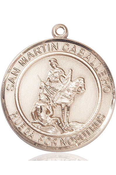 Medalla San Martín Caballero Oro 14kt