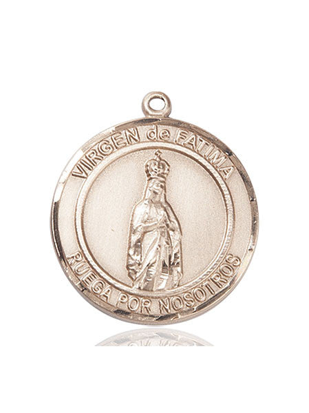 14kt Gold Virgen de Fatima Medal