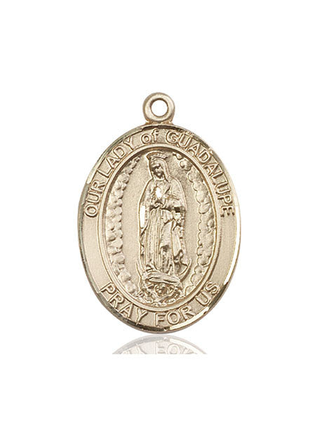14kt Gold O/L of Guadalupe Medal