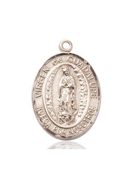 Medalla Virgen de Guadalupe Oro 14kt