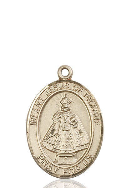 Medalla Infante de Praga en oro de 14kt