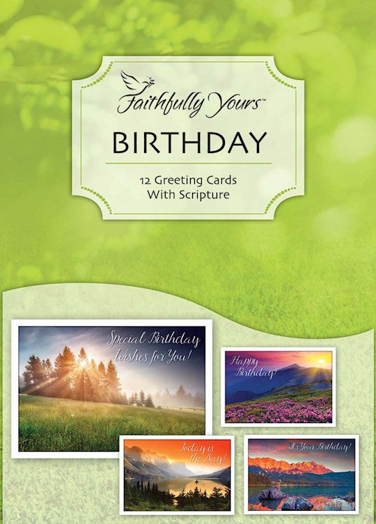 Boxed Card Birthday: Sunshine (Box Of 12)