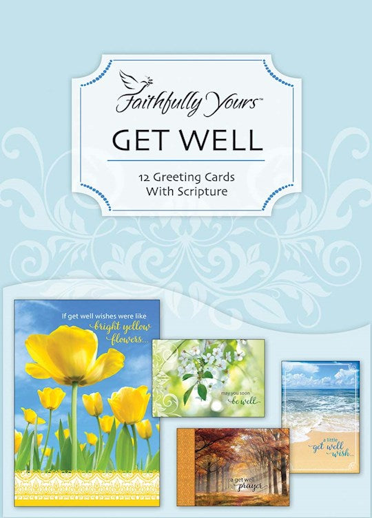 Boxed Card Get Well: Thoughts of You (Box Of 12)