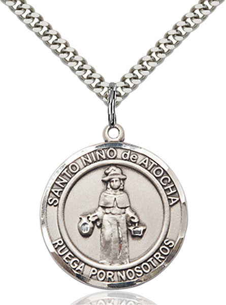 Sterling Silver Nino de Atocha Pendant