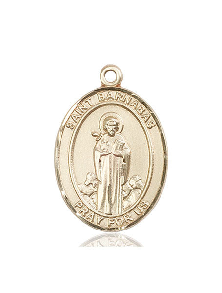 14kt Gold St. Barnabas Medal
