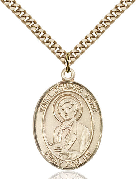 Gold Filled St. Dominic Savio Pendant