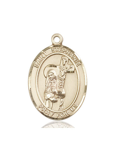 14kt Gold St. Stephanie Medal