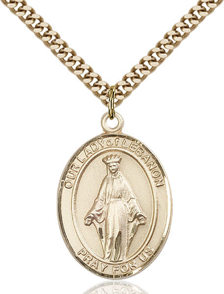 Gold Filled O/L of Lebanon Pendant
