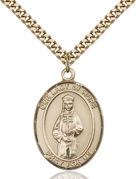 Gold Filled O/L of Hope Pendant