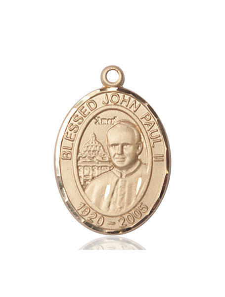14kt Gold Pope John Paul II Medal
