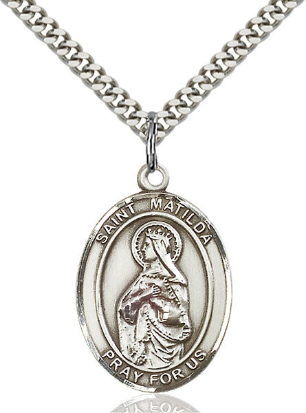 Sterling Silver St. Matilda Pendant