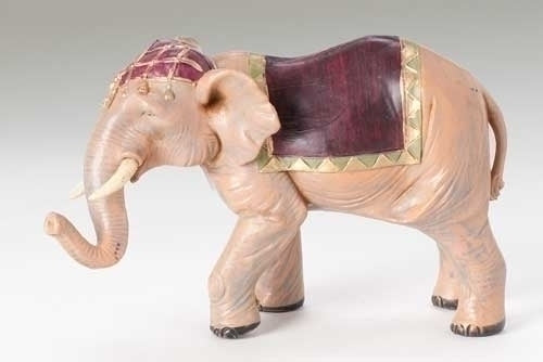 Elephant with Blanket, 5" Scale [Fontanini]