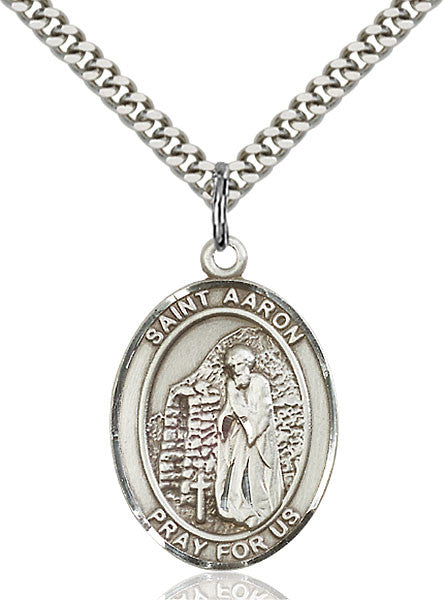 Colgante de plata de ley de San Aarón
