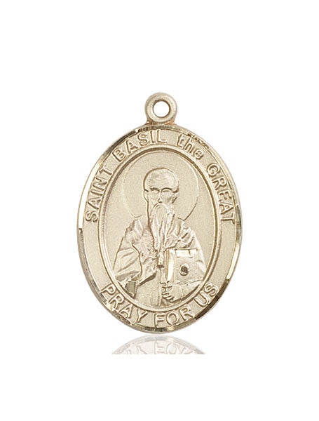 Medalla de San Basilio el Grande en oro de 14kt