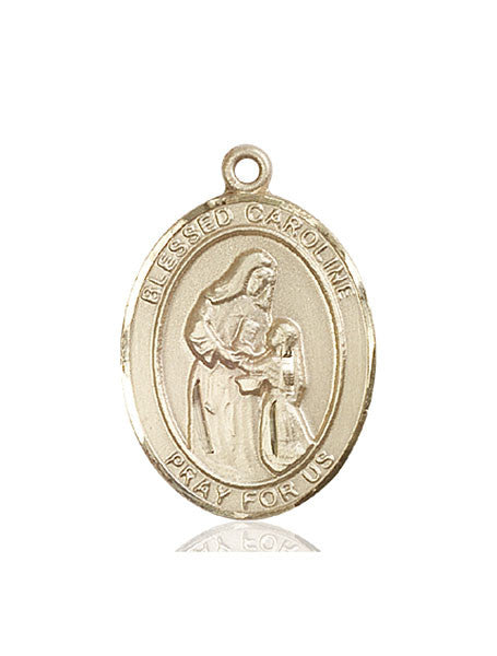 14kt Gold Blessed Caroline Gerhardinger Medal