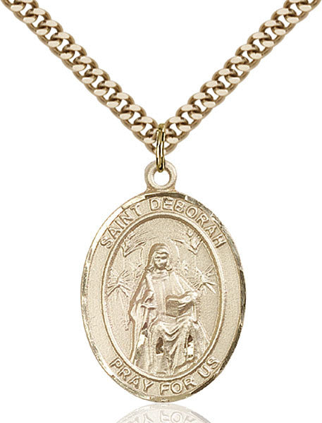 Gold Filled St. Deborah Pendant