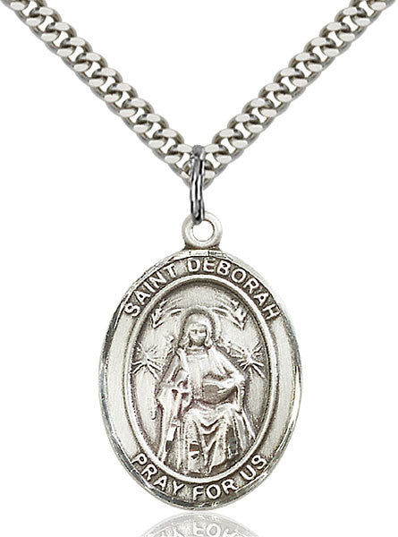 Colgante de plata de ley de Santa Débora