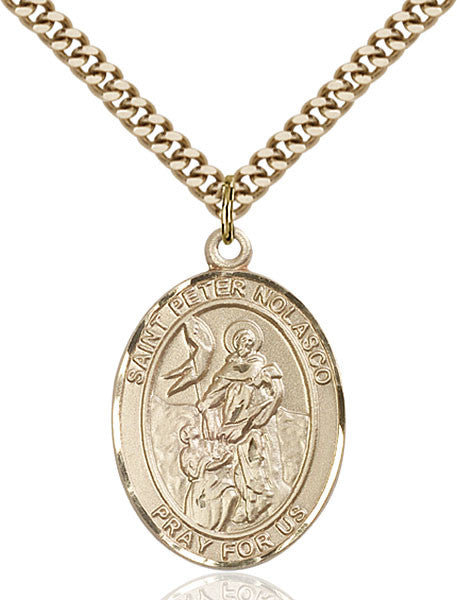 Gold Filled St. Peter Nolasco Pendant