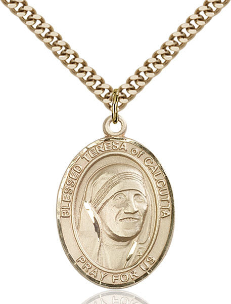 Gold Filled Blessed Teresa of Calcutta Pendant