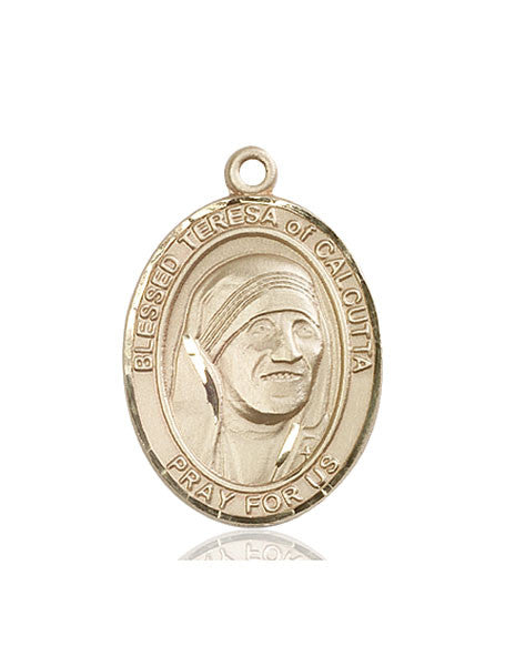 14kt Gold Blessed Teresa of Calcutta Medal