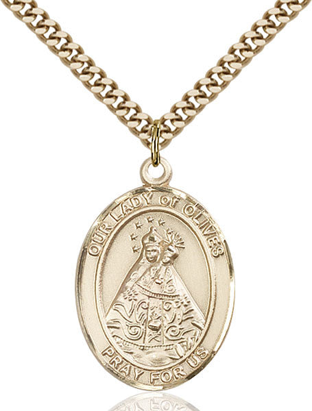 Gold Filled O/L of Olives Pendant