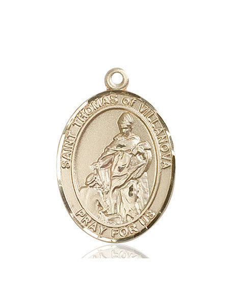 Medalla Santo Tomás de Villanova Oro 14kt