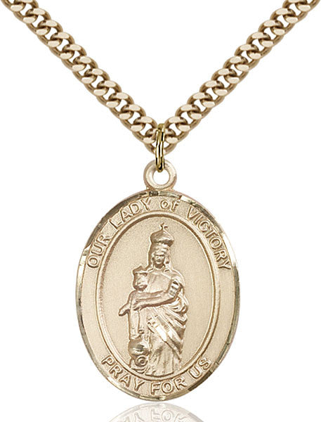 Gold Filled O/L of Victory Pendant