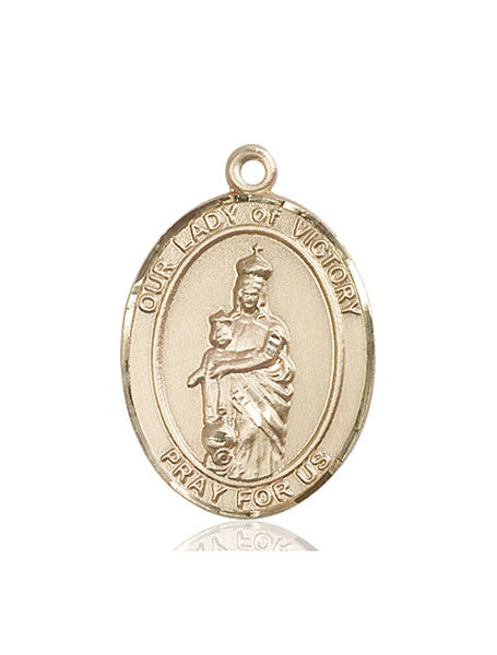 14kt Gold O/L of Victory Medal