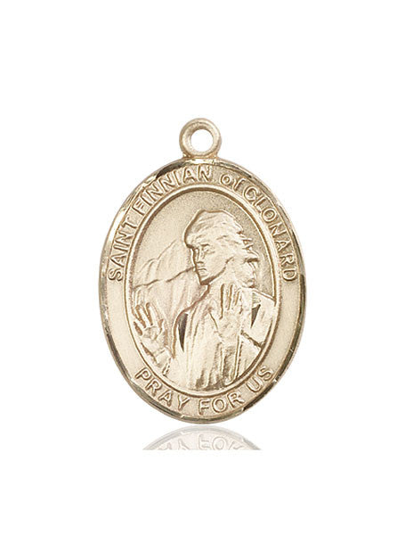 14kt Gold St. Finnian of Clonard Medal