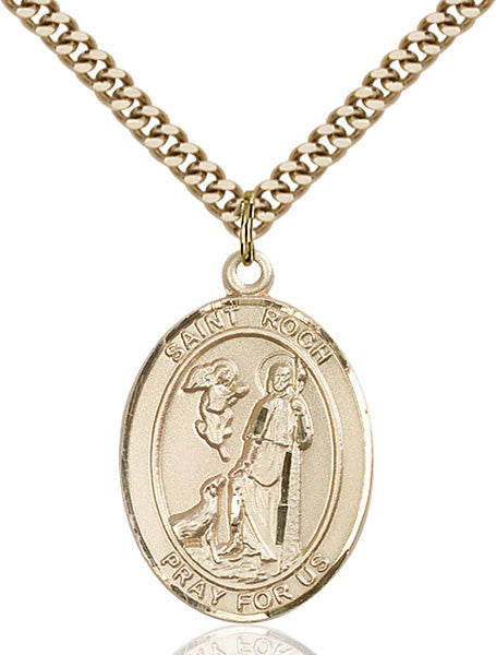 Gold Filled St. Roch Pendant