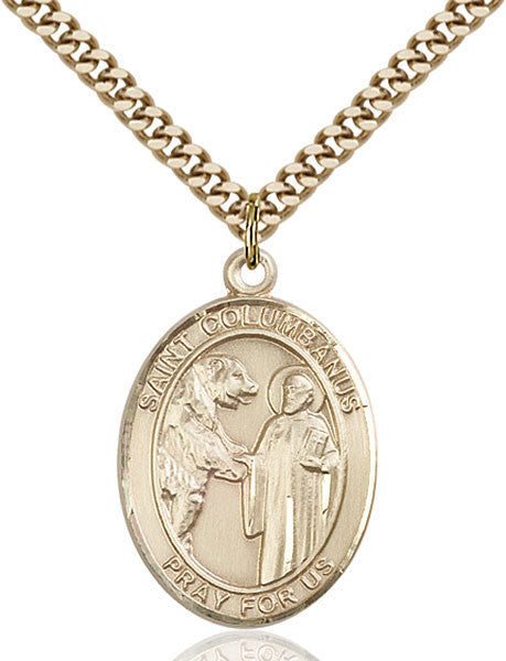 Gold Filled St. Columbanus Pendant
