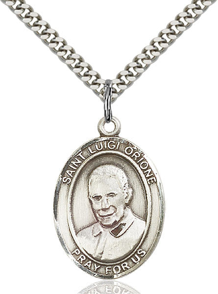 Colgante San Luigi Orione en Plata de Ley