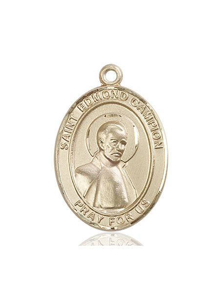 Medalla Campion St. Edmund de oro de 14 quilates