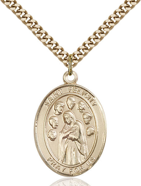 Colgante St. Felicity bañado en oro