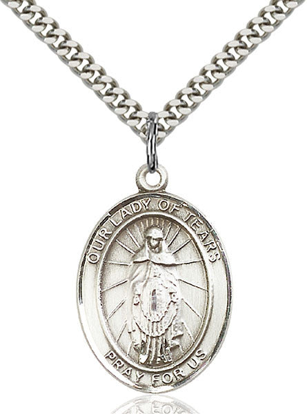 Sterling Silver O/L of Tears Pendant