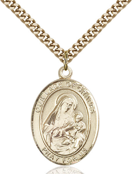 Gold Filled O/L of Grapes Pendant