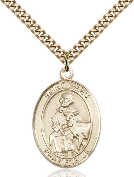 Colgante St. Giles chapado en oro