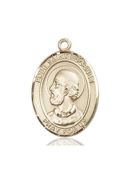 14kt Gold Pope Saint Eugene I Medal