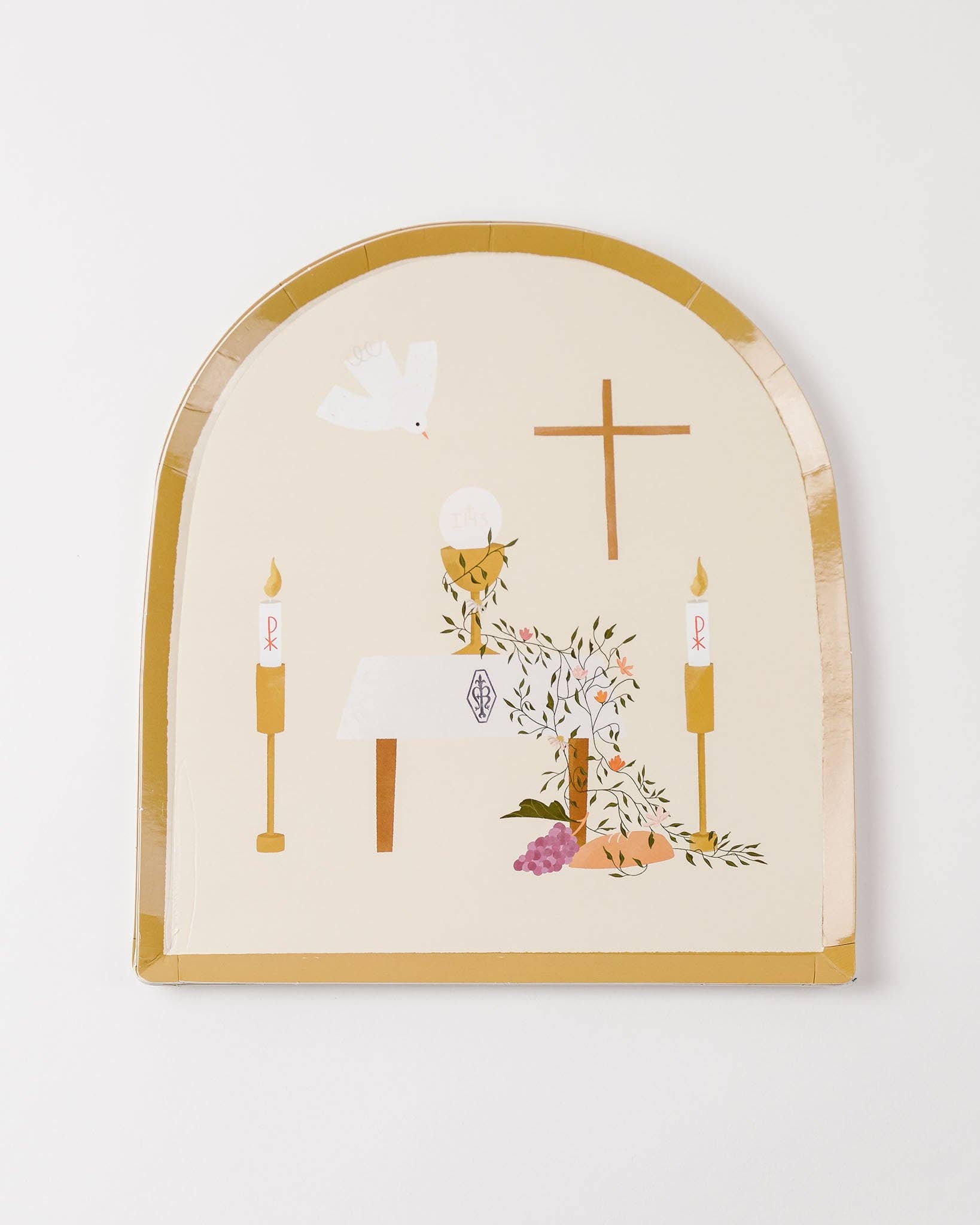 Communion Dinner Plates | Catholic Party Paper Goods