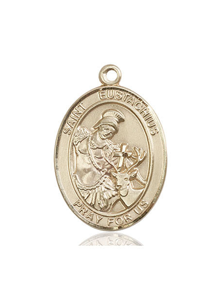 14kt Gold St. Eustachius Medal