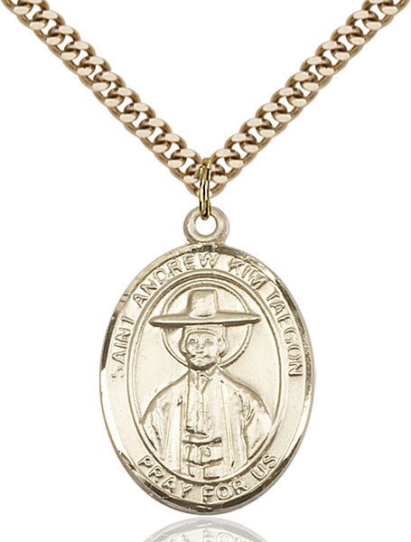Gold Filled St. Andrew Kim Taegon Pendant