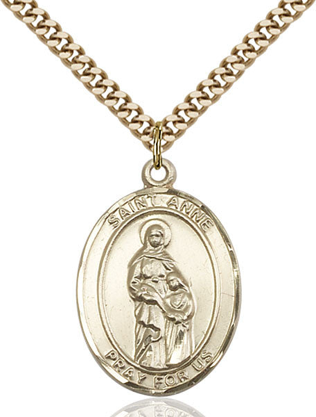 Gold Filled St. Anne Pendant
