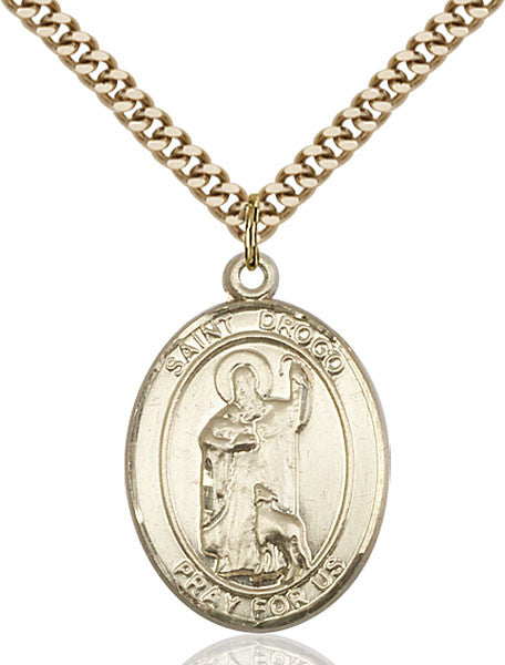 Gold Filled St. Drogo Pendant