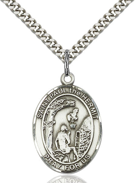 Sterling Silver Paul the Hermit Pendant