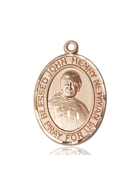 Medalla Beato John Henry Newman de oro de 14 quilates